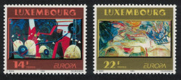 Luxembourg Europa Contemporary Art 2v 1993 MNH SG#1356-1357 MI#1318-1319 - Ongebruikt