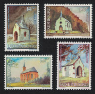 Luxembourg Restored Chapels 4v 1991 MNH SG#1304-1307 MI#1284-1287 - Unused Stamps