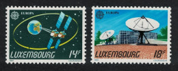 Luxembourg European Aerospace Satellite Space 2v 1991 MNH SG#1296-1297 MI#1271-1272 - Ungebraucht