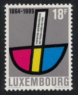 Luxembourg Book Workers' Federation 1989 MNH SG#1242 MI#1215 - Ongebruikt