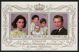 Luxembourg Royal Family MS 1988 MNH SG#MS1225 MI#Block 15 - Unused Stamps