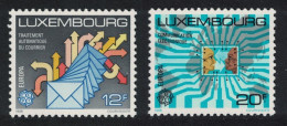 Luxembourg Europa Transport And Communications 2v 1988 MNH SG#1229-1230 MI#1199-1200 - Ungebraucht
