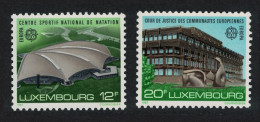 Luxembourg Europa Architecture 2v 1987 MNH SG#1205-1206 MI#1174-1175 - Ongebruikt