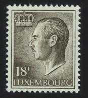 Luxembourg Grand Duke Jean 18f. Green Granite Paper 1986 MNH SG#767c  MI#1150 - Unused Stamps