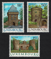 Luxembourg Town Fortifications 3v 1986 MNH SG#1182-1184 MI#1153-1155 - Ongebruikt