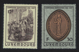 Luxembourg Countess Ermesinde 2v 1986 MNH SG#1190-1191 MI#1158-1159 - Neufs