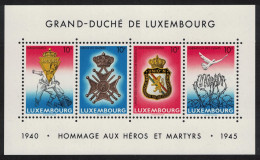Luxembourg Victory In World War II MS 1985 MNH SG#MS1160 MI#Block 14 - Unused Stamps