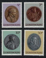 Luxembourg Portrait Medals In State Museum 4v 1985 MNH SG#1150-1153 MI#1117-1120 - Ungebraucht