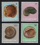 Luxembourg Fossils Natural History Museum 4v 1984 MNH SG#1138-1141 MI#1107-1110 - Unused Stamps