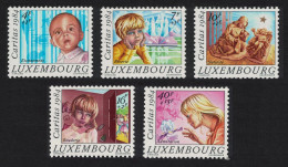 Luxembourg Christmas Children 5v 1984 MNH SG#1145-1148 MI#1112-116 Sc#B347-B351 - Unused Stamps