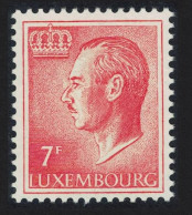 Luxembourg Grand Duke Jean 7f. Orange Granite Paper 1983 MNH SG#765b  MI#1080z - Unused Stamps