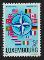 Luxembourg NATO Flags Of Member Countries 1983 MNH SG#1105 MI#1071 - Unused Stamps