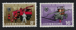 Luxembourg Firemen Fire Brigades 2v 1983 MNH SG#1102-1103 MI#1068-1069 - Unused Stamps