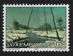 Luxembourg 'Winter Evening' By Eugene Mousset 1982 MNH SG#1084 MI#1049 - Unused Stamps