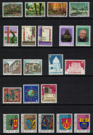 Luxembourg Complete Year Stamps 1982 MNH SG#1081-1101 MI#1046=1067 - Unused Stamps
