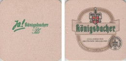 5002475 Bierdeckel Quadratisch - Königsbacher - Brauerei AG - Beer Mats