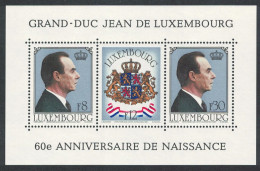 Luxembourg 60th Birthday Of Grand Duke Jean MS 1981 MNH SG#MS1059 MI#Block 13 - Ungebraucht