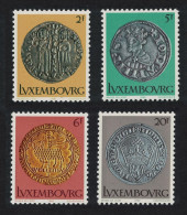 Luxembourg Medieval Coins 4v 1980 MNH SG#1040-1043 MI#1003-1006 - Ongebruikt