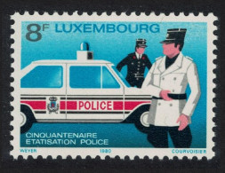 Luxembourg National Police Force Block Of 4 1980 MNH SG#1054 MI#1017 - Unused Stamps