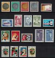 Luxembourg Complete Year Stamps 1980 MNH SG#1040-1058 MI#1003-1021 - Ongebruikt