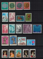 Luxembourg Complete Year Stamps 1979 MNH SG#1018-1039 MI#981-1002 - Unused Stamps