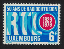 Luxembourg 50th Anniversary Of Broadcasting 1979 MNH SG#1034 MI#997 - Unused Stamps