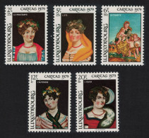 Luxembourg Glass Paintings 2nd Series 5v 1979 MNH SG#1035-1039 MI#998-1002 - Ungebraucht