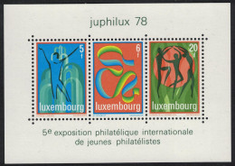 Luxembourg Juphilux 78 Junior International Philatelic Exhibition MS 1978 MNH SG#MS1003 - Unused Stamps