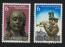 Luxembourg Trumpeters Music Notre-Dame Anniversaries 2v 1978 MNH SG#1006-1007 MI#969-970 - Unused Stamps