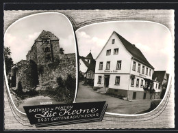 AK Guttenbach /Neckar, Gasthaus U. Pension Zur Krone, Minneburg  - Other & Unclassified