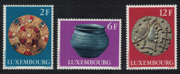 Luxembourg Coin Ancient Treasures 3v 1976 MNH SG#964=967 MI#924=927 - Unused Stamps