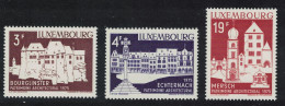 Luxembourg European Architectural Heritage Year 3v 1975 MNH SG#944-946 MI#901-903 - Neufs