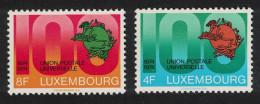 Luxembourg Centenary Of Universal Postal Union 2v 1974 MNH SG#933-934 MI#889-890 - Neufs