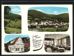 AK Langenthal / Odenwald, Gasthaus & Pension Zum Waldfrieden, Ortsansicht  - Autres & Non Classés