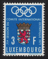 Luxembourg International Olympic Committee 1971 MNH SG#874 - Unused Stamps