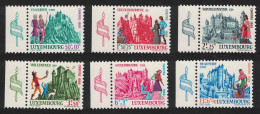 Luxembourg Castles 1st Series 6v Margins 1969 MNH SG#846-851 MI#798-803 - Nuovi