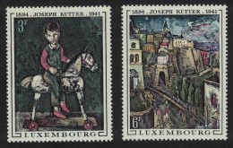 Luxembourg Joseph Kutter Painter 2v 1969 MNH SG#838-839 MI#790-791 - Nuovi