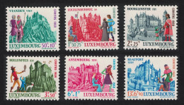 Luxembourg Castles 1st Series 6v 1969 MNH SG#846-851 MI#798-803 - Nuovi