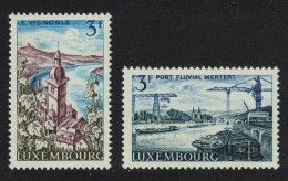 Luxembourg Church River Vine Quay Tourism 2v 1967 MNH SG#807-808 - Nuovi