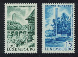 Luxembourg Railway Viaduct Schuman Monument 2v 1966 MNH SG#788-789 MI#738-739 - Ongebruikt