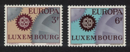 Luxembourg Cogwheels Europa 2v 1967 MNH SG#798-799 MI#748-749 - Ongebruikt
