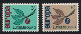 Luxembourg Tree Sprig Europa 2v 1965 MNH SG#769-770 - Unused Stamps