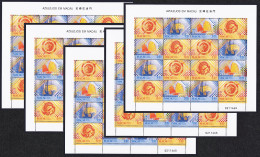 Macao Macau Tiles From Macao 5 Sheetlets 1998 MNH SG#1076-1079 - Nuevos