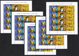 Macao Macau Vasco Da Gama ERROR '1598' 5 Sheetlets 1998 MNH SG#1040-1042 - Unused Stamps