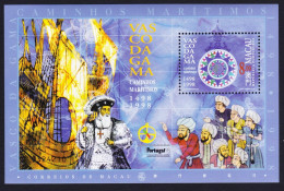 Macao Macau Vasco Da Gama 1498 MS 1998 MNH SG#MS1047 MI#Block 54 II Sc#929 - Unused Stamps