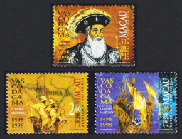 Macao Macau Vasco Da Gama 1498 3v 1998 MNH SG#1044-1046 Sc#943-946 - Unused Stamps