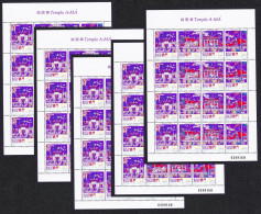 Macao Macau A-Ma Temple 5 Sheetlets 1997 MNH SG#983-986 - Unused Stamps