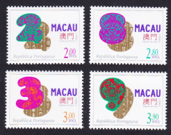 Macao Macau Lucky Numbers 4v 1997 MNH SG#969-972 MI#894-897 Sc#855-858 - Unused Stamps
