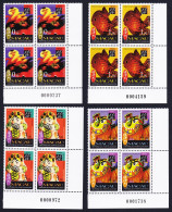 Macao Macau Traditional Chinese Toys 4v Corner Blocks Of 4 1996 MNH SG#963-966 Sc#849-852 - Unused Stamps