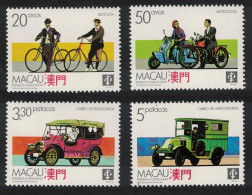 Macao Macau Bicycles Motorbike Cars Transport 4v 1988 MNH SG#669-672 - Nuovi